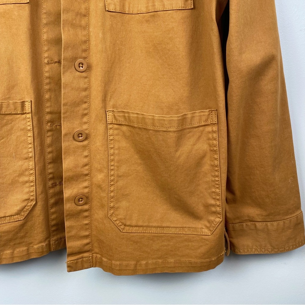 Sanctuary Utility Jacket Button Front Orange Mustard - Picture 4 of 8